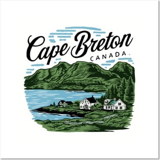 Cape Breton Canada. Retro Posters and Art